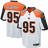 Nike Men & Women & Youth Bengals #95 Gilberry White Team Color Game Jersey,baseball caps,new era cap wholesale,wholesale hats